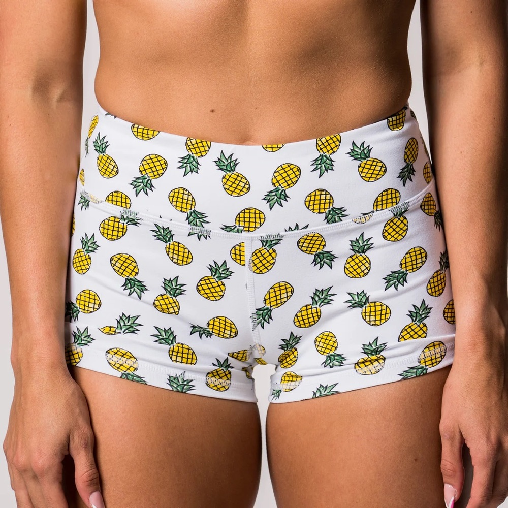 NWOT Savage Pineapple Express Spandex shorts, xsmall - Picture 1 of 7